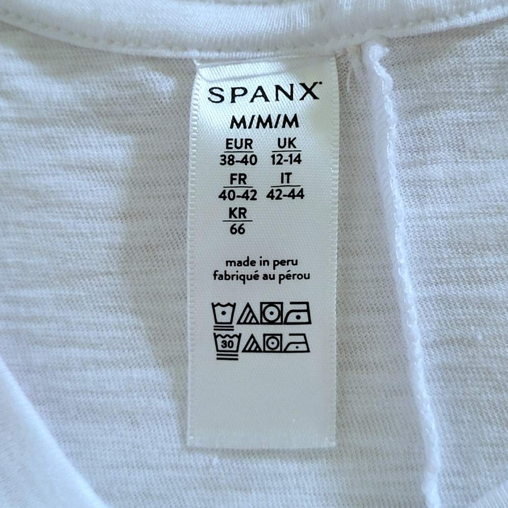 Spanx🩱 "somewhere over the rainbow"🌈 Embroidered Slub Tee👕 - NWT - Picture 4 of 14